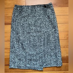 Theory Gantrima Tweed Wrap Skirt, NWT, size 2